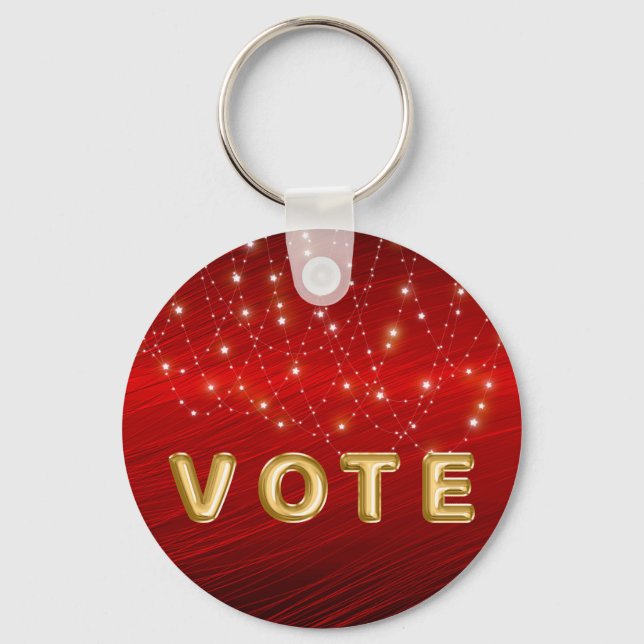 Chaveiro Voto em Cascata da Estrela Escarlate (Frente)