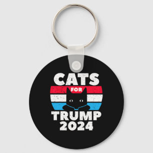 Chaveiro Voto Gatos para Debate Eleitoral de Trump 2024