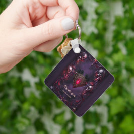 Chaveiro Votos Além do Véu – Arte de Casamento Gótico