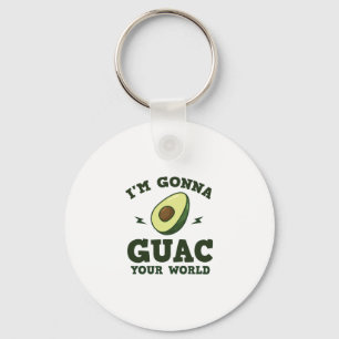 Chaveiro Vou guiar seu mundo Engraçado Guacamole Avocado