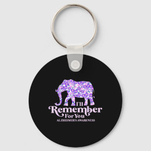 Chaveiro Vou Lembrar Pelo Elefante de Conscientização da Do