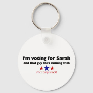 Chaveiro Vou votar na Sarah