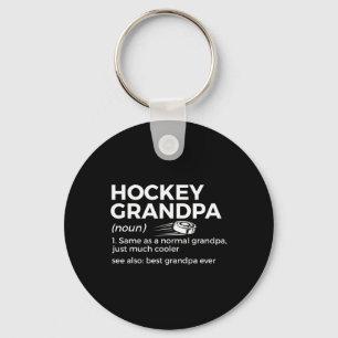 Chaveiro Vovô De Hóquei Divertido Definição Melhor Vovô Nun