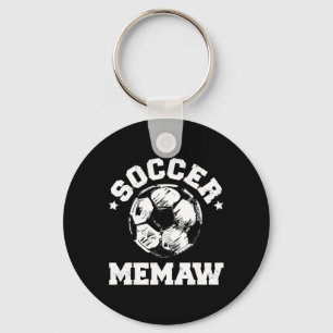 Chaveiro Vovó do Futebol Memaw Soccer Byll Desgastado Camis