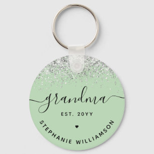 Chaveiro Vovó Est Glitter Confetti - Presentes Personalizad
