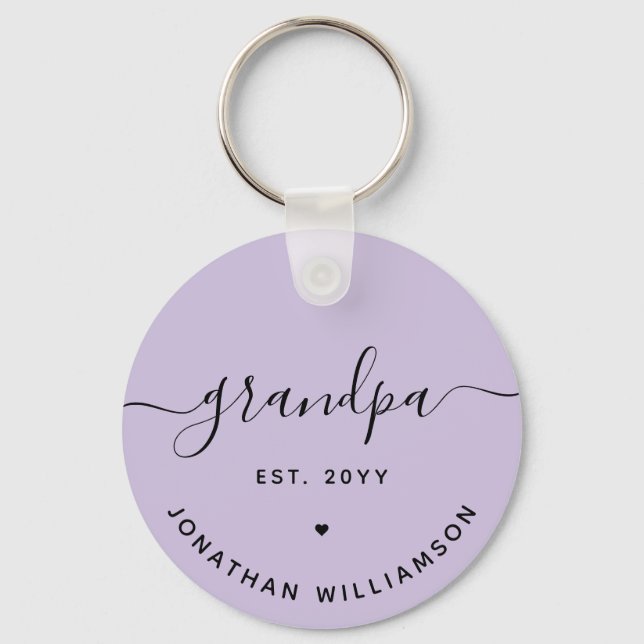 Chaveiro Vovô Est - Novos presentes personalizados do vovô (Frente)