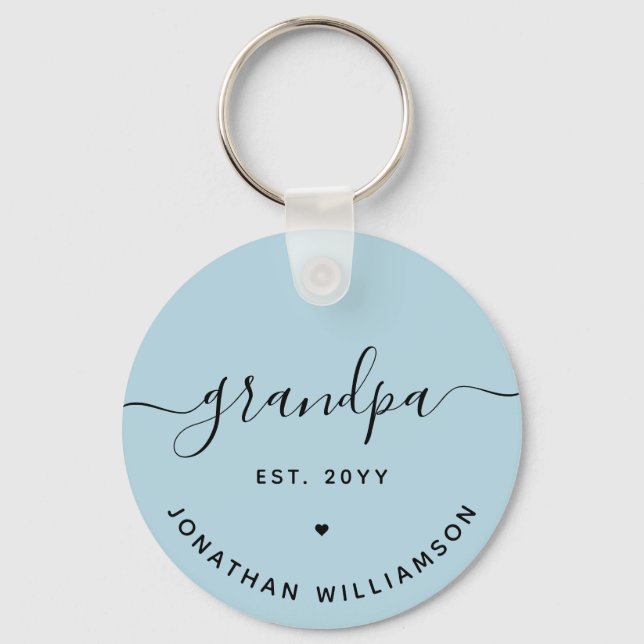 Chaveiro Vovô Est - Novos presentes personalizados do vovô (Frente)