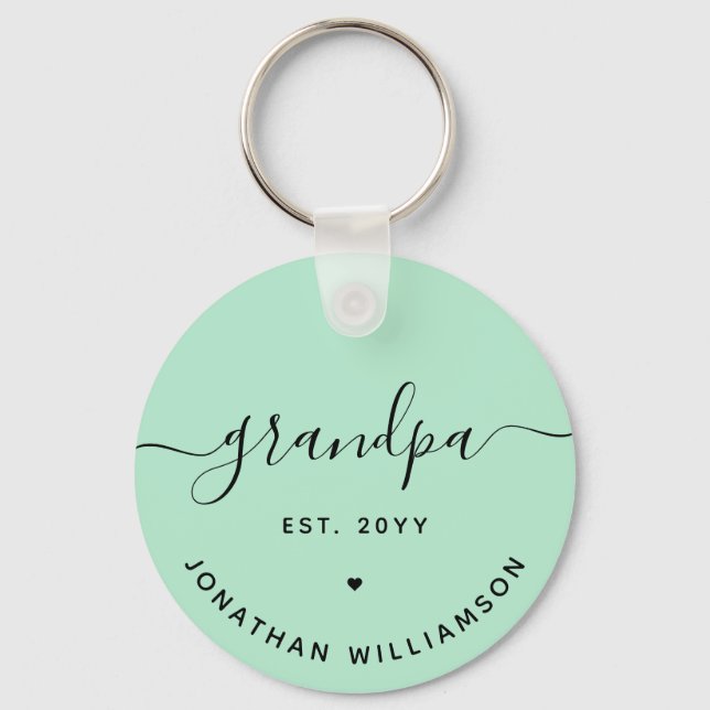 Chaveiro Vovô Est - Novos presentes personalizados do vovô (Frente)