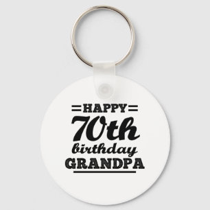 Chaveiro vovô feliz de 70