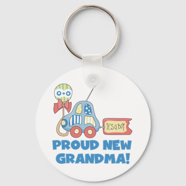 Chaveiro Vovó Nova Orgulhosa. É um Camiseta e presentes (Frente)