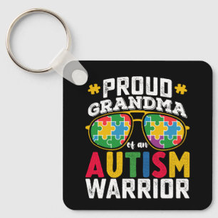 Chaveiro Vovó Orgulhosa De Uma Família Guerreira Autismo