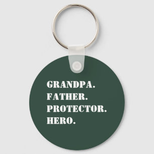 Chaveiro Vovô Padre Protetor Hero Texto Dia de os pais