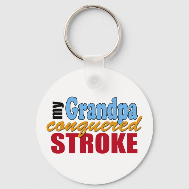 Chaveiro Vovô Stroke Survivor (Frente)