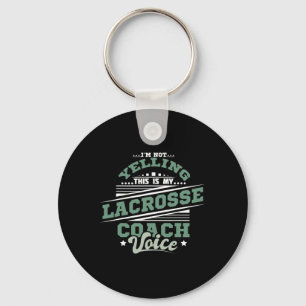 Chaveiro Voz do Treinador de Lacrosse Gritando