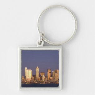 Chaveiro WA, Seattle, panorama de Seattle e Elliott Bay,