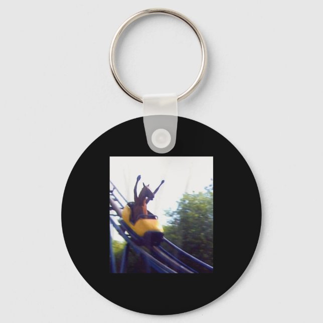 Chaveiro Wacky Horse Riding Roller Coaster Meme Internet Fu (Frente)