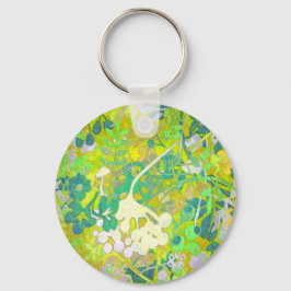 Chaveiro Wacky Retro Floral 2