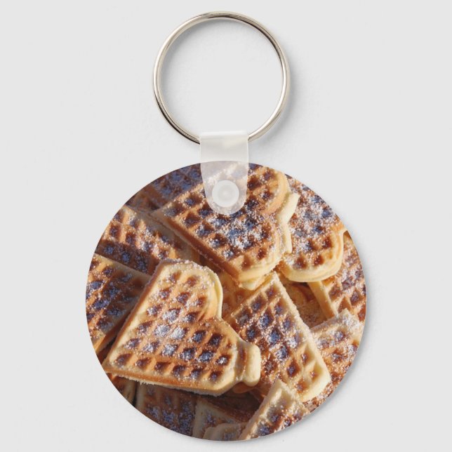 Chaveiro Waffle Hearts (Frente)