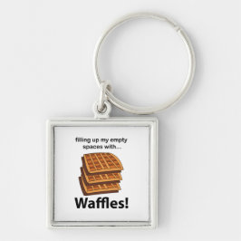 Chaveiro Waffles Preenchendo Meus Espaços Vazios Com Waffle