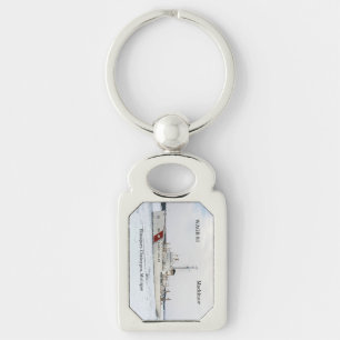 Chaveiro WAGB 83 Corrente de metal branco mackinaw
