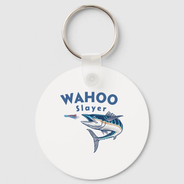 Chaveiro Wahoo Slayer Salt Water Fishing Wahoo  (Frente)