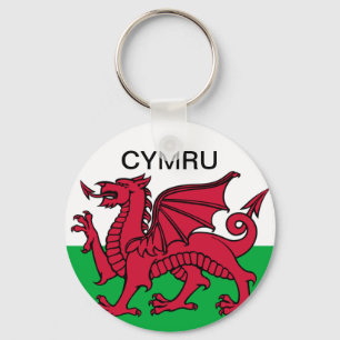 Chaveiro Wales Flag World Cup 2022 Red dragon Cymru