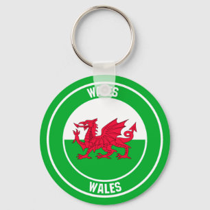 Chaveiro Wales Round Emblem