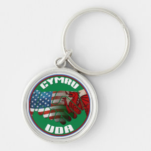 Chaveiro Wales USA Friendship Keyring