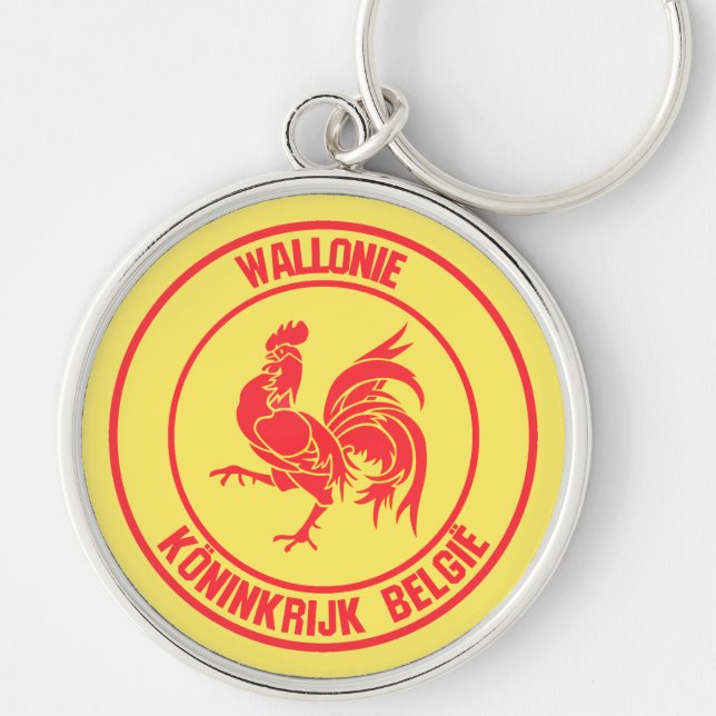 Chaveiro Wallonie Round Emblem (Frente)
