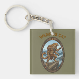 Chaveiro Wampus Cat Mythic Guardian - Appalachian Art