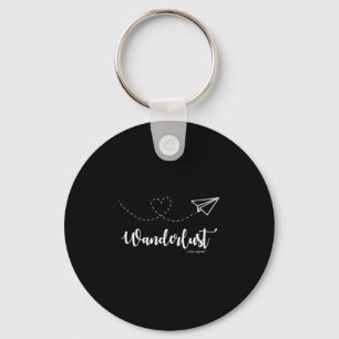 Chaveiro Wanderlust - Viagem - Camiseta Gráfica Motivaciona