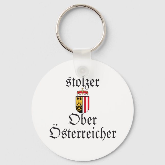Chaveiro Wappen Österreich OÖ Stolzer Oberösterreicher (Frente)