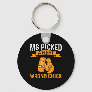 Chaveiro Warrior Ms Picked A Fight Multiple Sclerosis Aware