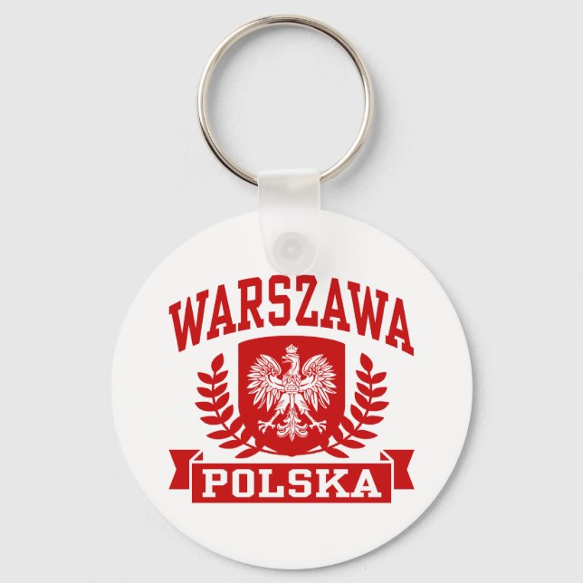 Chaveiro Warszawa Polska (Frente)