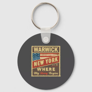 Chaveiro Warwick Ny É Onde Minha História Começa