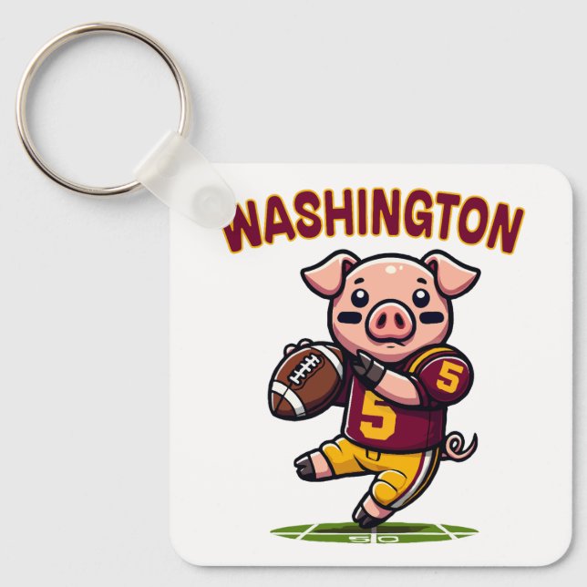 Chaveiro Washington Hog Futebol (Frente)