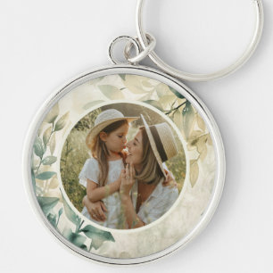 Chaveiro Watercolor Deixa Foto Personalizada Padrão