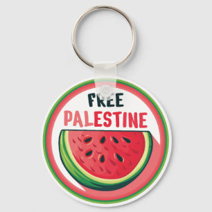 Chaveiro Watermelon Palestine Free Colorfull