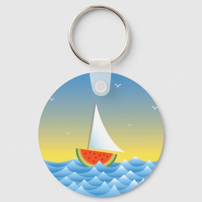 Chaveiro Watermelon Sailboat (Frente)