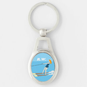 Chaveiro Waterski, estilo Vintage