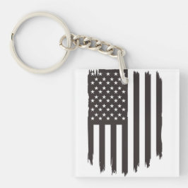 Chaveiro Waving United States National Flag