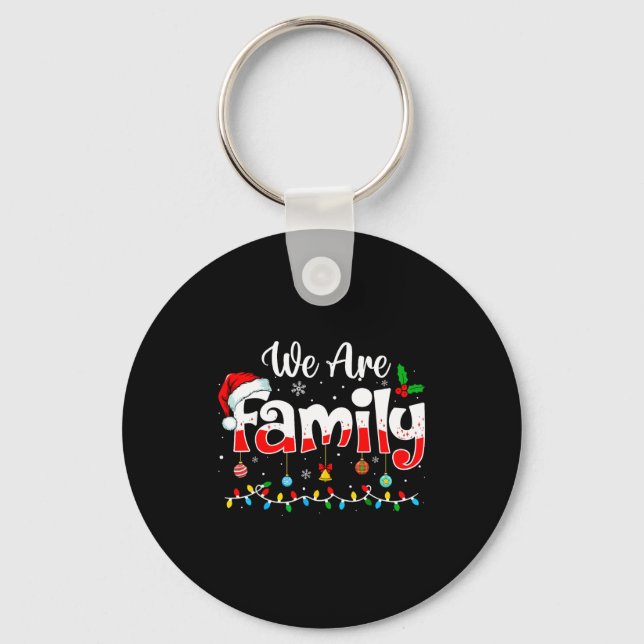 Chaveiro We Are Family 2025 Christmas Pajama Funny Matching (Frente)