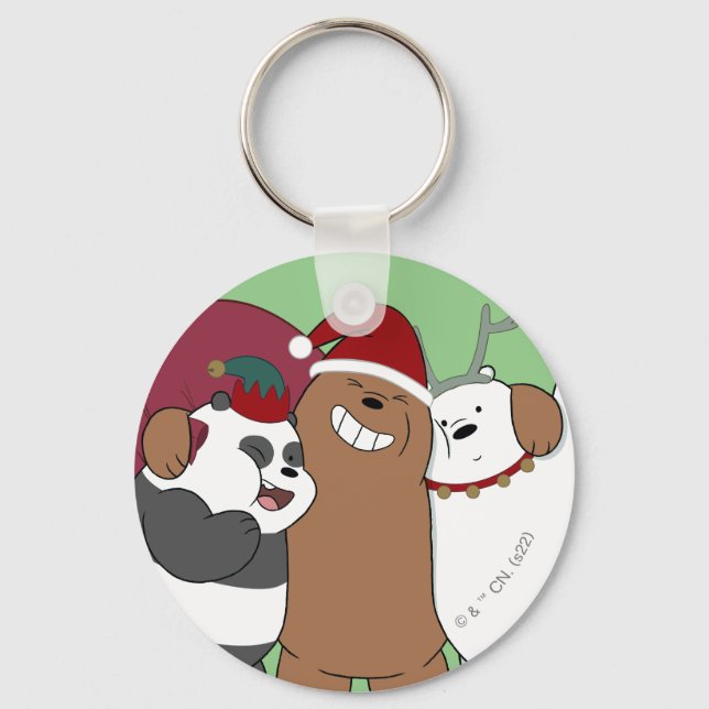 Chaveiro We Bare Bears - Season's Greetings (Frente)