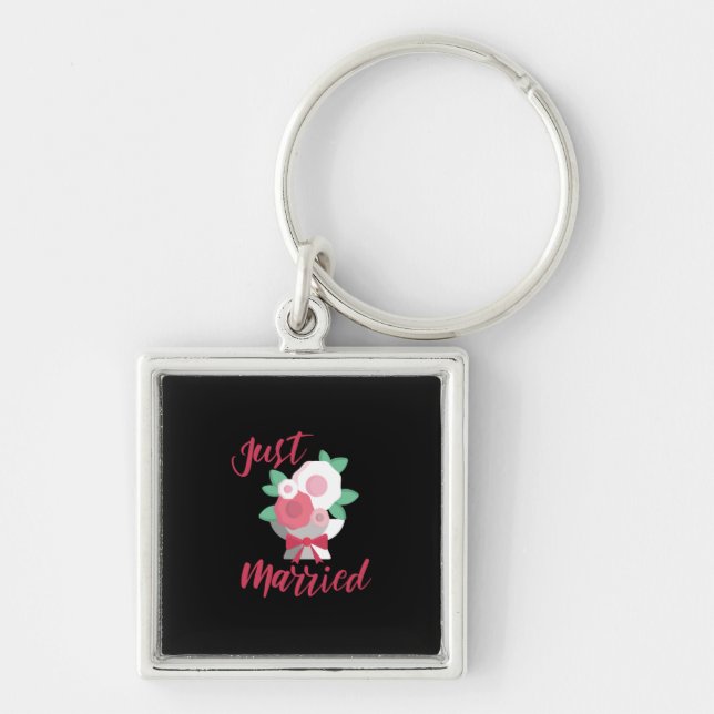 Chaveiro Wedding Just Married (Frente)