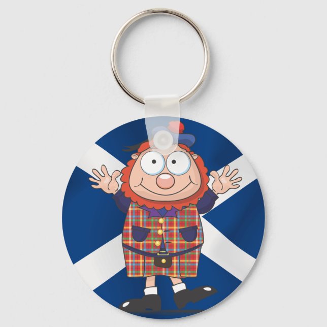 Chaveiro Wee Scottish Cara (Frente)