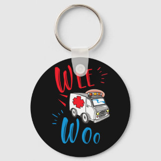 Chaveiro WEE WOO AMR. EMT AMR, Ambulância paramédica