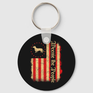 Chaveiro Weenie O Povo 4 De Julho Bandeira Americana Dos EU