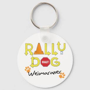 Chaveiro Weimaraner Rally Dog