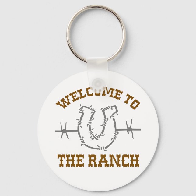 Chaveiro Welcome to the Ranch (Frente)