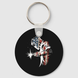 Chaveiro Welder American Flag Usa Patriotic Welder Gift